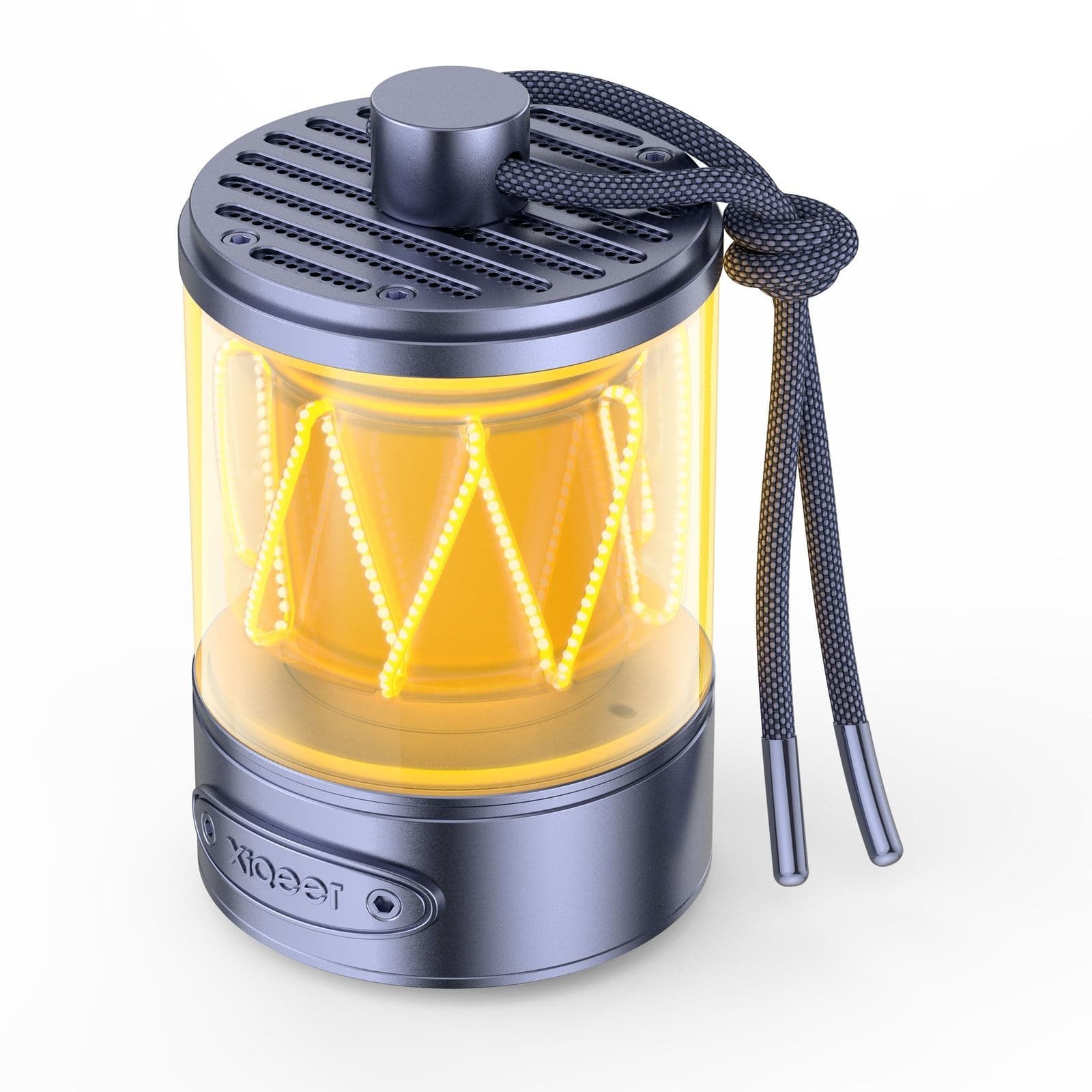 Camping lantern Bluetooth speaker BT2603, front view on white